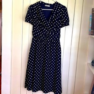 MikaRose Polka Dot Vintage Style Dress